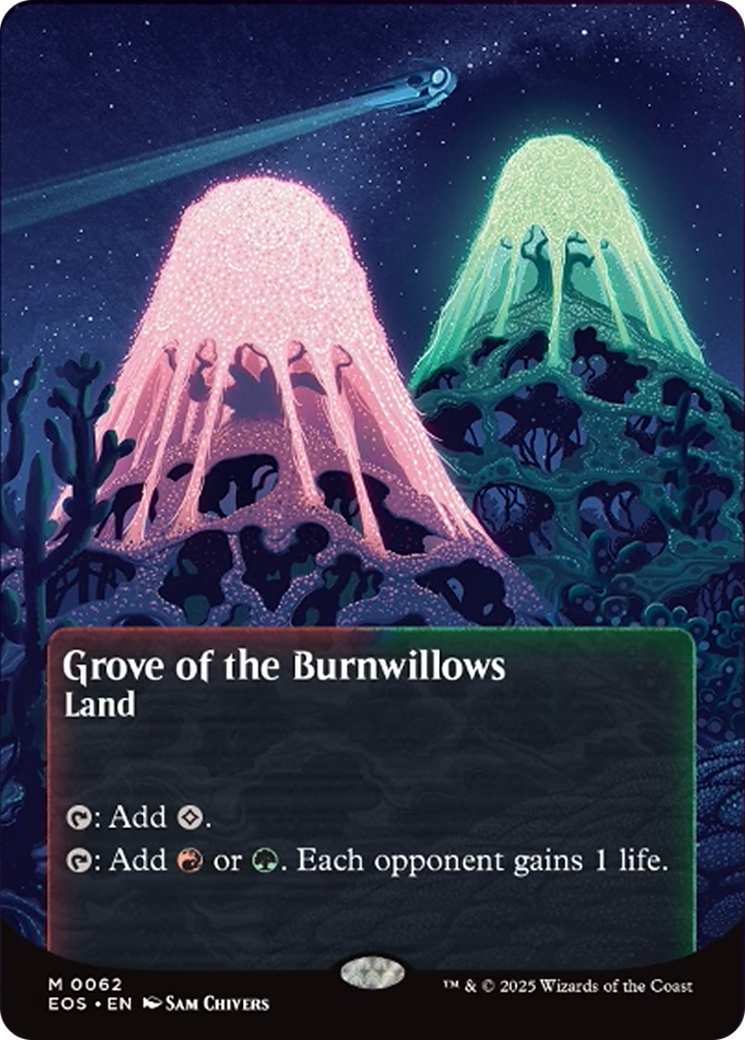 Grove of the Burnwillows (0062) (Borderless) [Edge of Eternities: Stellar Sights] | Rock City Comics