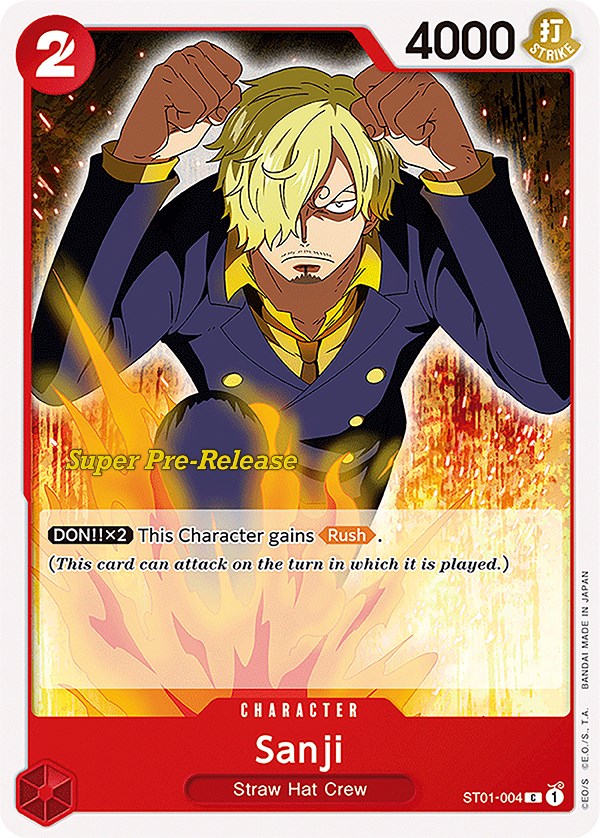 Sanji [Super Pre-Release Starter Deck: Straw Hat Crew] | Rock City Comics