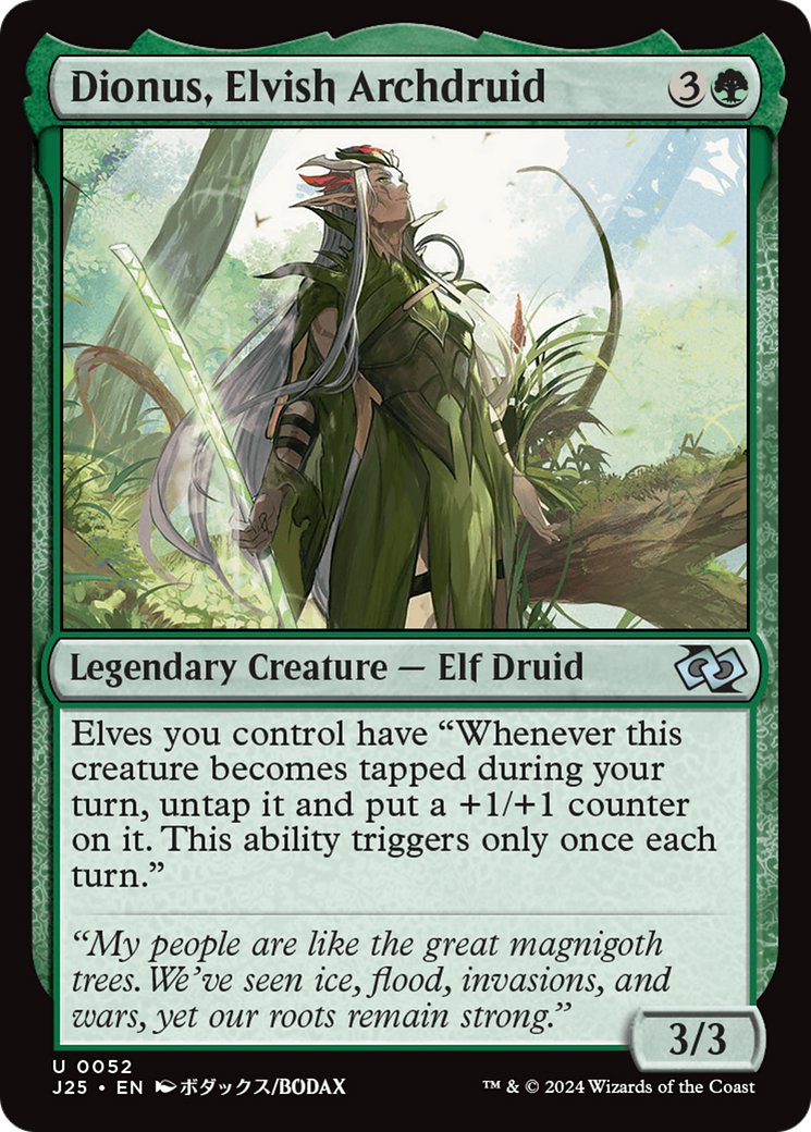 Dionus, Elvish Archdruid [Foundations Jumpstart] | Rock City Comics