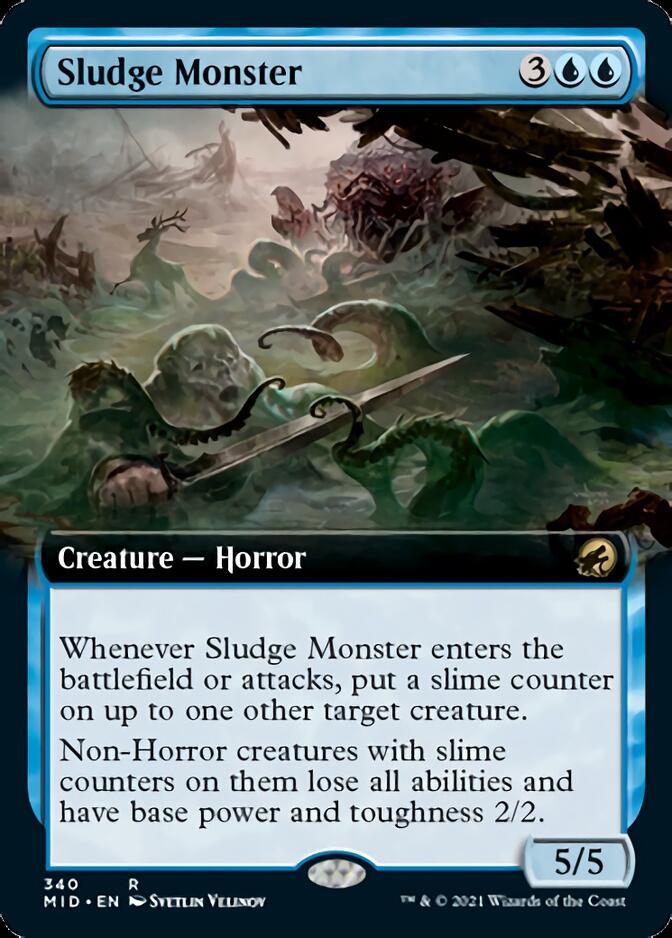 Sludge Monster (Extended Art) [Innistrad: Midnight Hunt] | Rock City Comics
