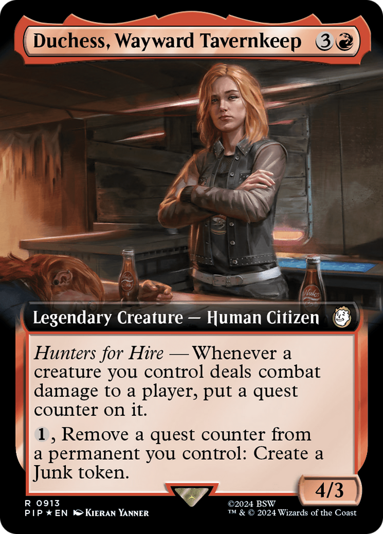 Duchess, Wayward Tavernkeep (Extended Art) (Surge Foil) [Fallout] | Rock City Comics