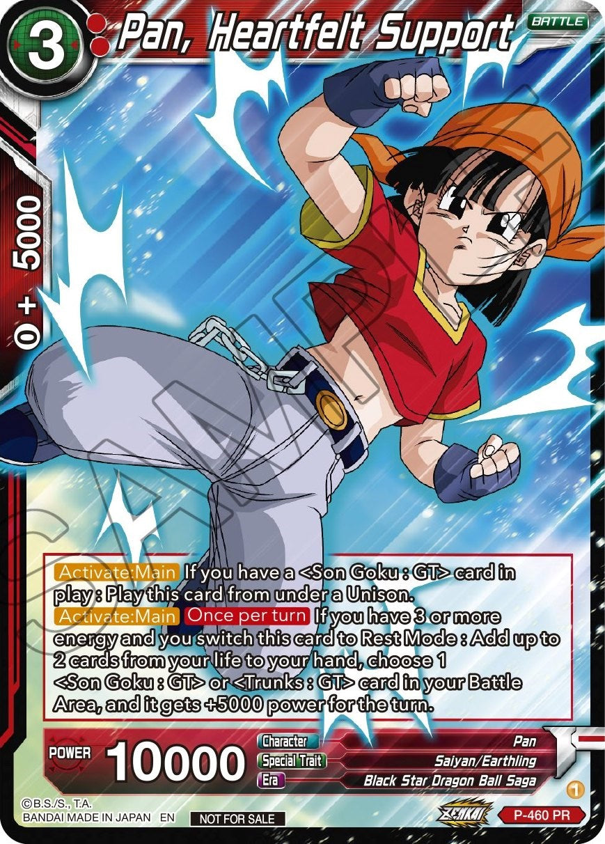 Pan, Heartfelt Support (Z03 Dash Pack) (P-460) [Promotion Cards] | Rock City Comics