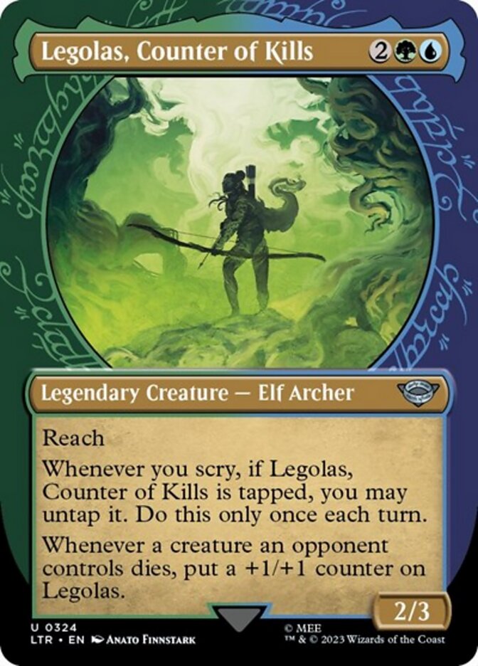Legolas, Counter of Kills (Showcase Ring Frame) [The Lord of the Rings: Tales of Middle-Earth] | Rock City Comics