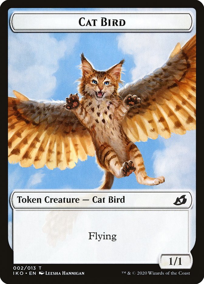 Cat Bird Token [Ikoria: Lair of Behemoths Tokens] | Rock City Comics