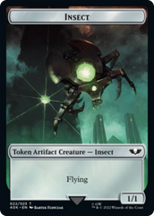 Necron Warrior // Insect Double-Sided Token [Warhammer 40,000 Tokens] | Rock City Comics