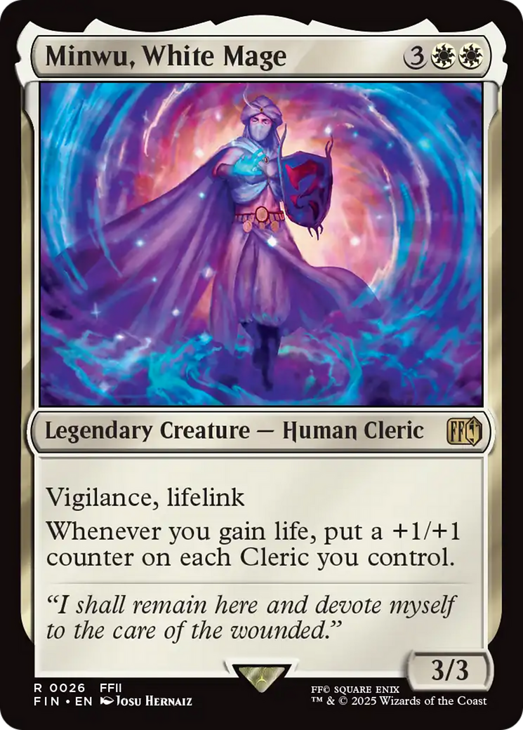 Minwu, White Mage [FINAL FANTASY] | Rock City Comics