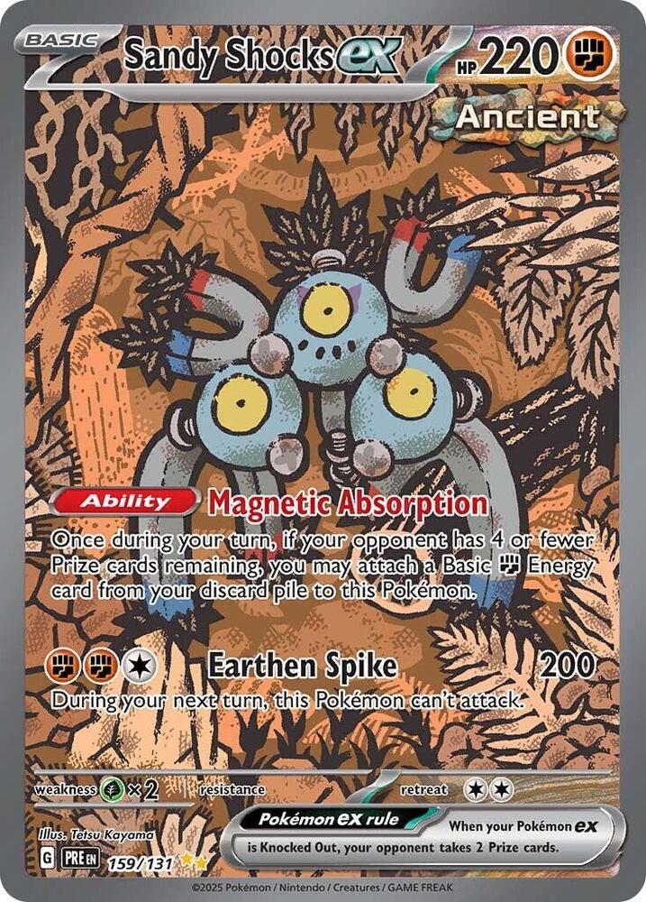 Sandy Shocks ex (159/131) [Scarlet & Violet: Prismatic Evolutions] | Rock City Comics