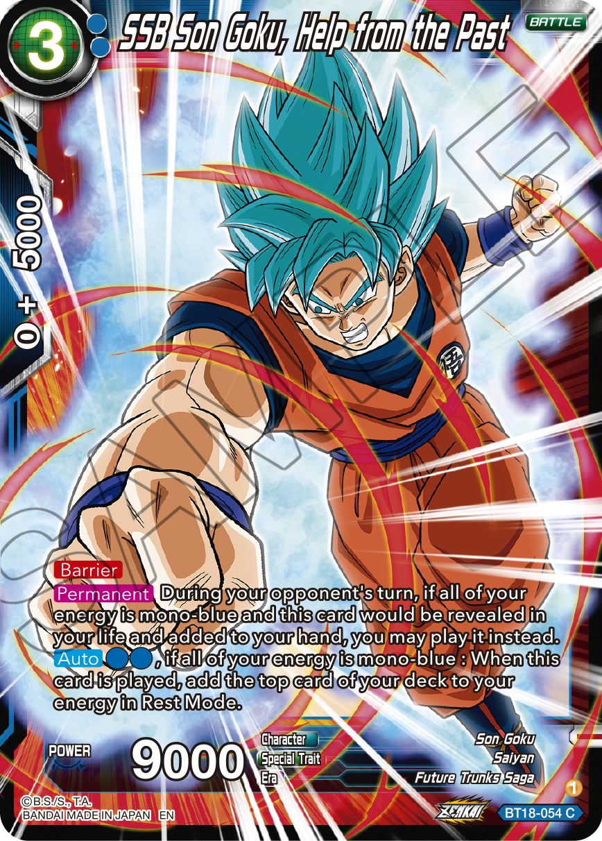 SSB Son Goku, Help from the Past (BT18-054) [Dawn of the Z-Legends] | Rock City Comics