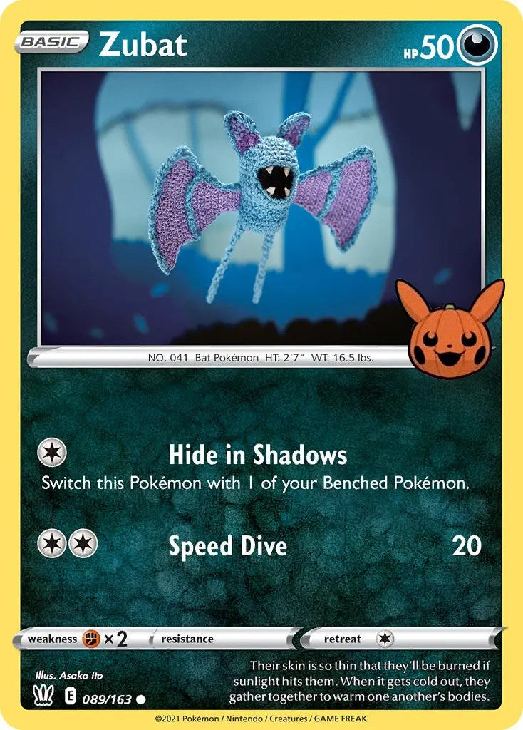 Zubat (089/163) [Trick or Trade] | Rock City Comics