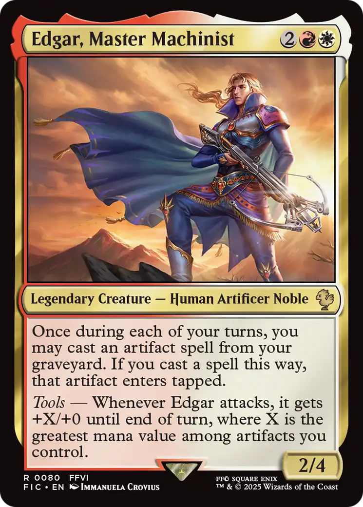 Edgar, Master Machinist [FINAL FANTASY Commander] | Rock City Comics