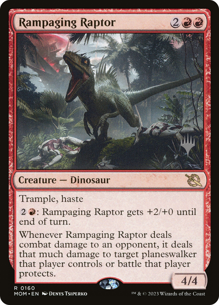 Rampaging Raptor (Promo Pack) [March of the Machine Promos] | Rock City Comics