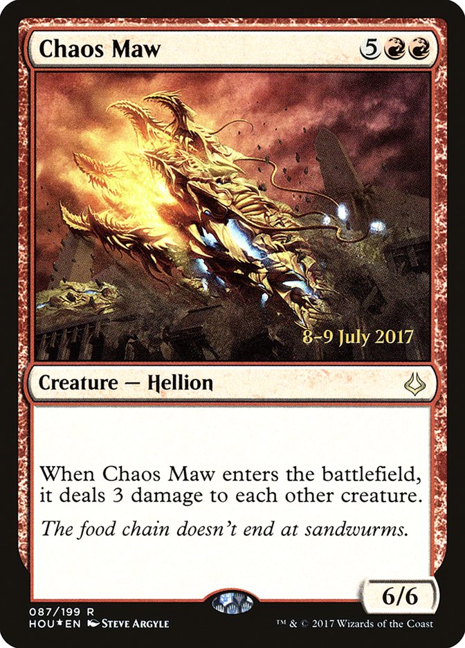 Chaos Maw [Hour of Devastation Prerelease Promos] | Rock City Comics