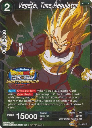 Vegeta, Time Regulator (Championship Final 2019) (Finalist) (P-142) [Tournament Promotion Cards] | Rock City Comics