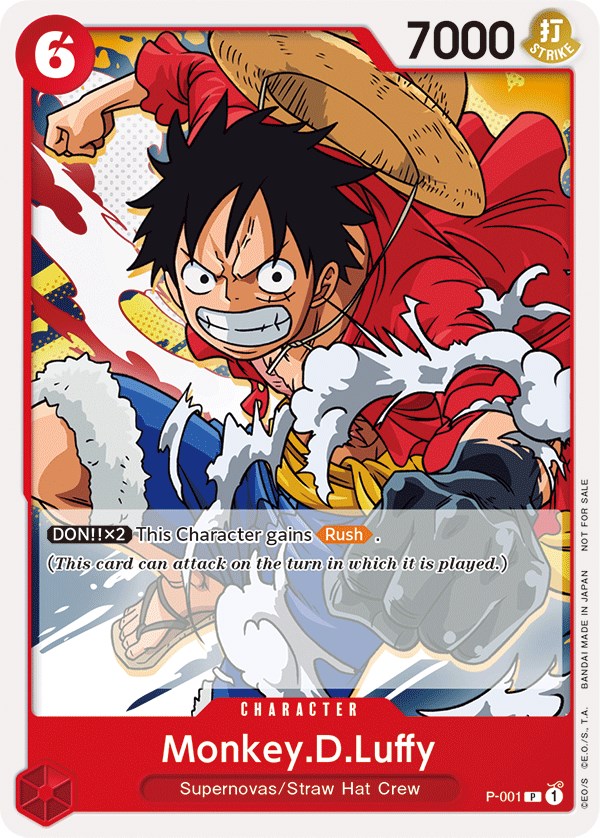 Monkey.D.Luffy (Super Pre-Release) [Participant] [One Piece Promotion Cards] | Rock City Comics