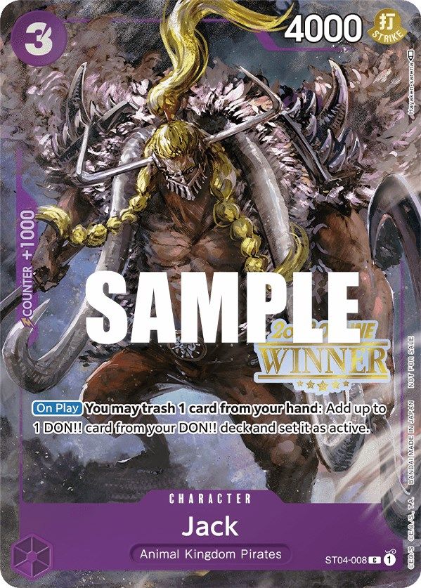 Jack (Online Regional 2023) [Winner] [One Piece Promotion Cards] | Rock City Comics