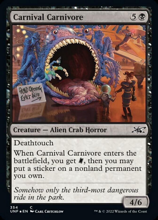 Carnival Carnivore (Galaxy Foil) [Unfinity] | Rock City Comics