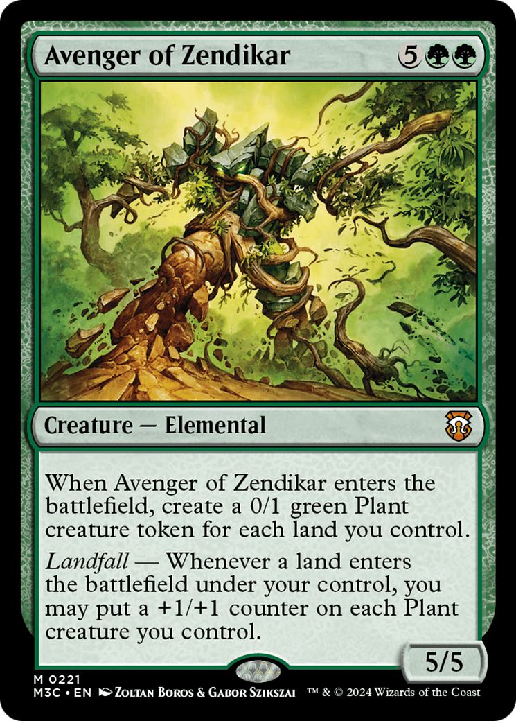 Avenger of Zendikar (Ripple Foil) [Modern Horizons 3 Commander] | Rock City Comics