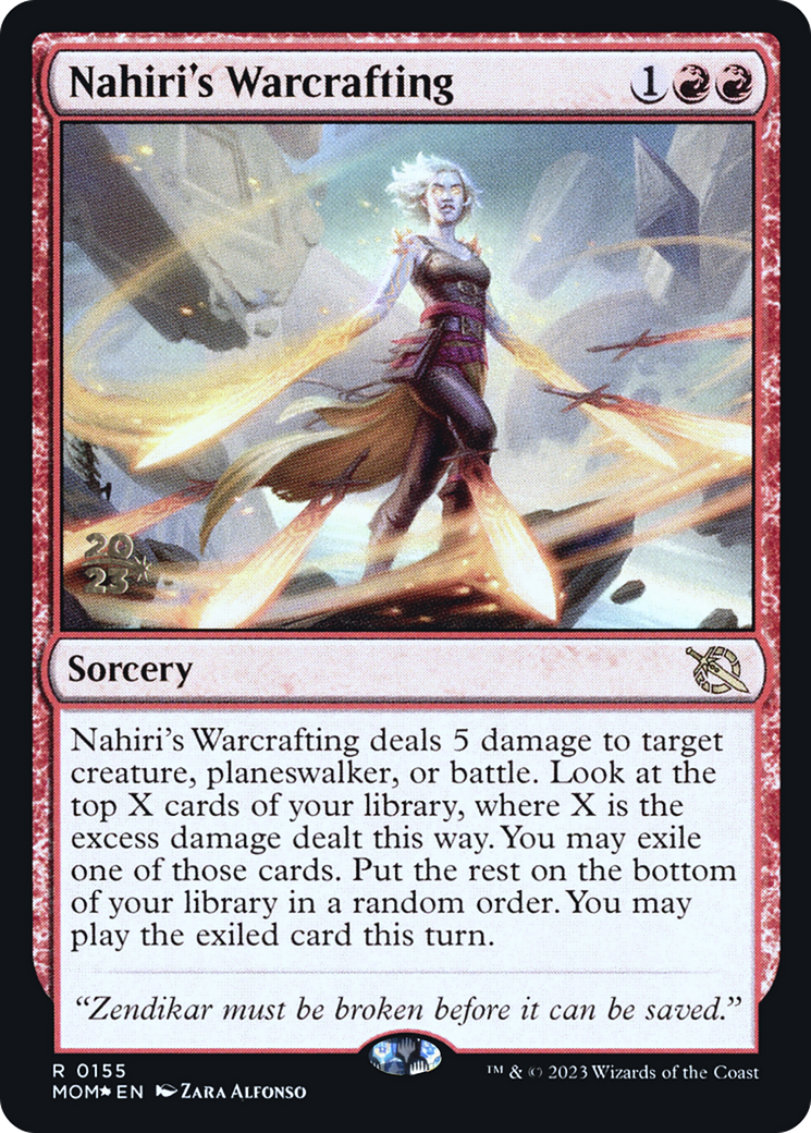 Nahiri's Warcrafting [March of the Machine Prerelease Promos] | Rock City Comics