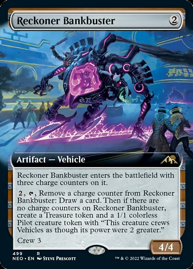 Reckoner Bankbuster (Extended Art) [Kamigawa: Neon Dynasty] | Rock City Comics
