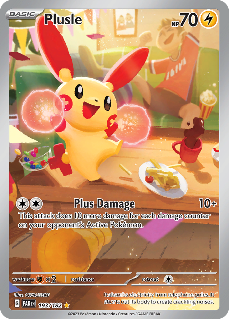 Plusle (193/182) [Scarlet & Violet: Paradox Rift] | Rock City Comics