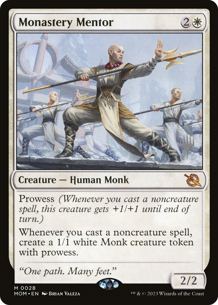 Monastery Mentor (Promo Pack) [March of the Machine Promos] | Rock City Comics