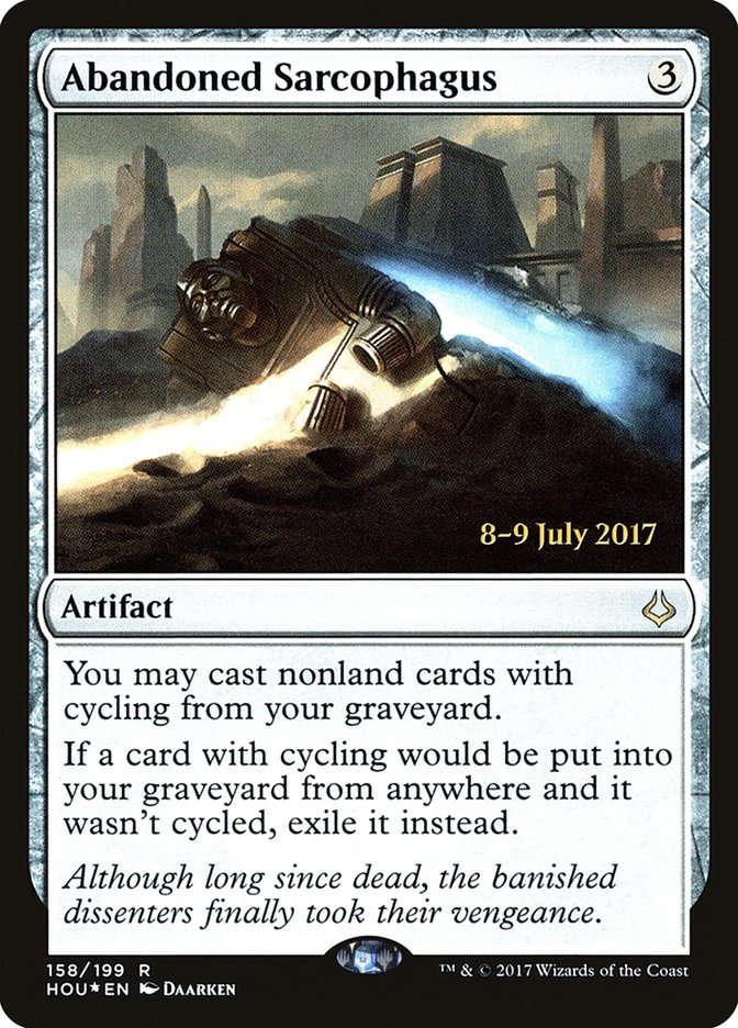 Abandoned Sarcophagus [Hour of Devastation Prerelease Promos] | Rock City Comics