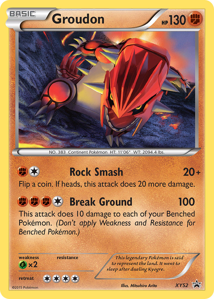 Groudon (XY52) [XY: Black Star Promos] | Rock City Comics