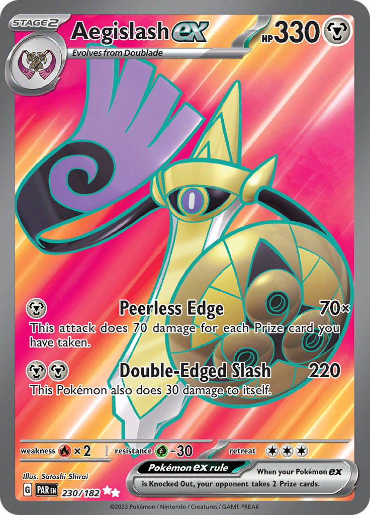 Aegislash ex (230/182) [Scarlet & Violet: Paradox Rift] | Rock City Comics