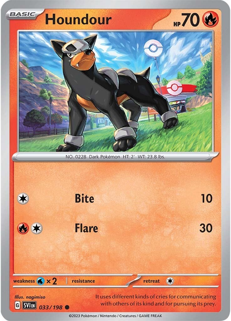 Houndour (033/198) [Scarlet & Violet: Base Set] | Rock City Comics