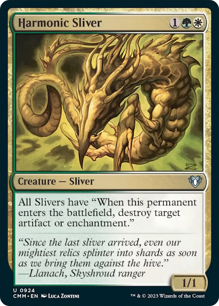 Harmonic Sliver [Commander Masters] | Rock City Comics