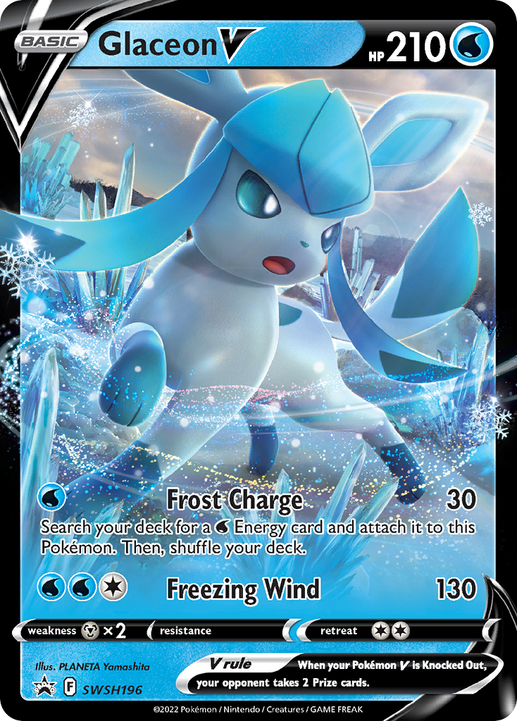 Glaceon V (SWSH196) [Sword & Shield: Black Star Promos] | Rock City Comics