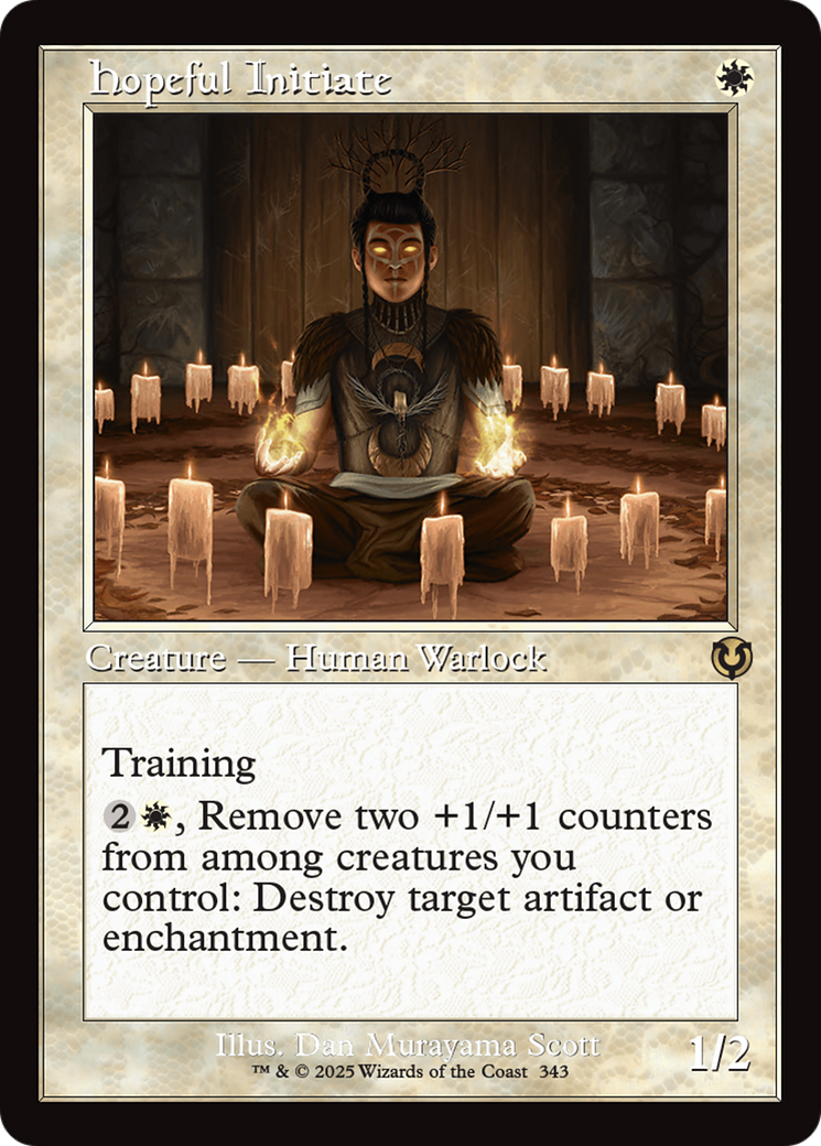 Hopeful Initiate (Retro Frame) [Innistrad Remastered] | Rock City Comics