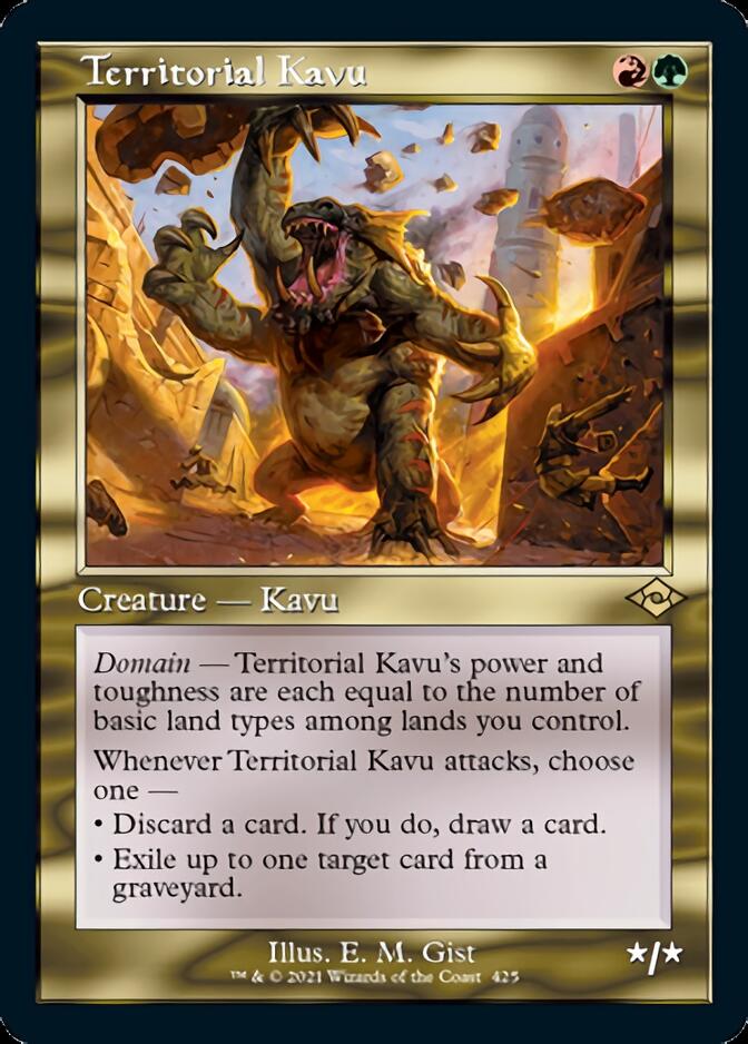 Territorial Kavu (Retro Foil Etched) [Modern Horizons 2] | Rock City Comics