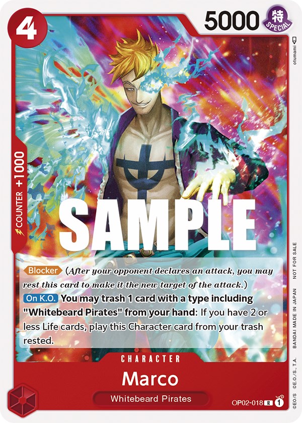 Marco (Promotion Pack 2023) [One Piece Promotion Cards] | Rock City Comics