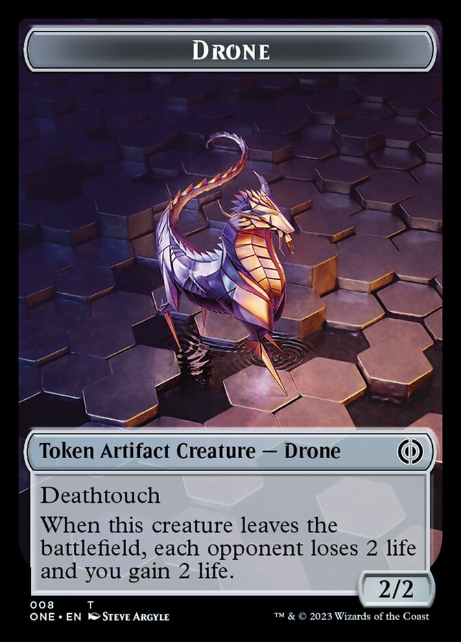 Drone Token [Phyrexia: All Will Be One Tokens] | Rock City Comics