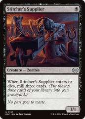 Stitcher's Supplier [Duskmourn: House of Horror Commander] | Rock City Comics