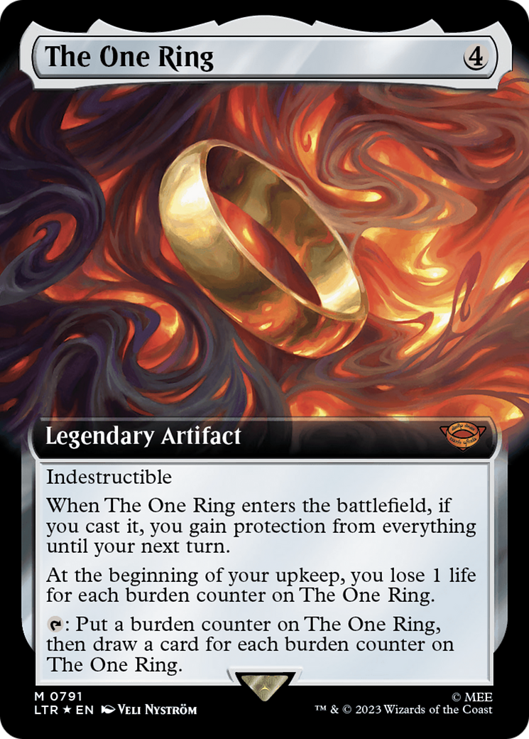 The One Ring (Extended Art) (Surge Foil) [The Lord of the Rings: Tales of Middle-Earth] | Rock City Comics