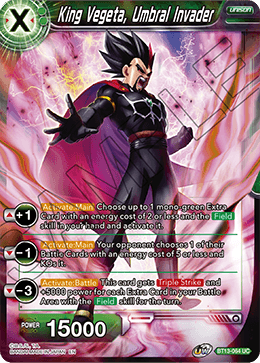 King Vegeta, Umbral Invader (Uncommon) (BT13-064) [Supreme Rivalry] | Rock City Comics