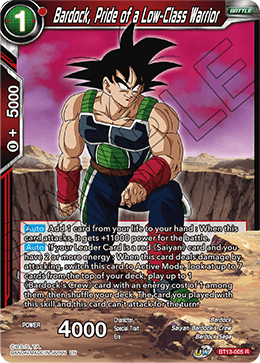 Bardock, Pride of a Low-Class Warrior (Rare) (BT13-005) [Supreme Rivalry] | Rock City Comics