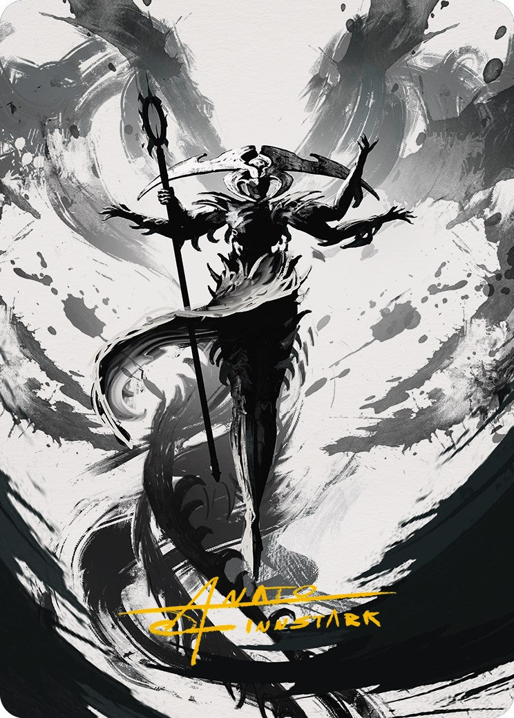 Atraxa, Grand Unifier 2 Art Card (Gold-Stamped Signature) [Phyrexia: All Will Be One Art Series] | Rock City Comics