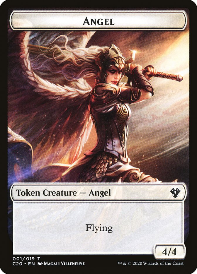 Angel Token [Commander 2020 Tokens] | Rock City Comics