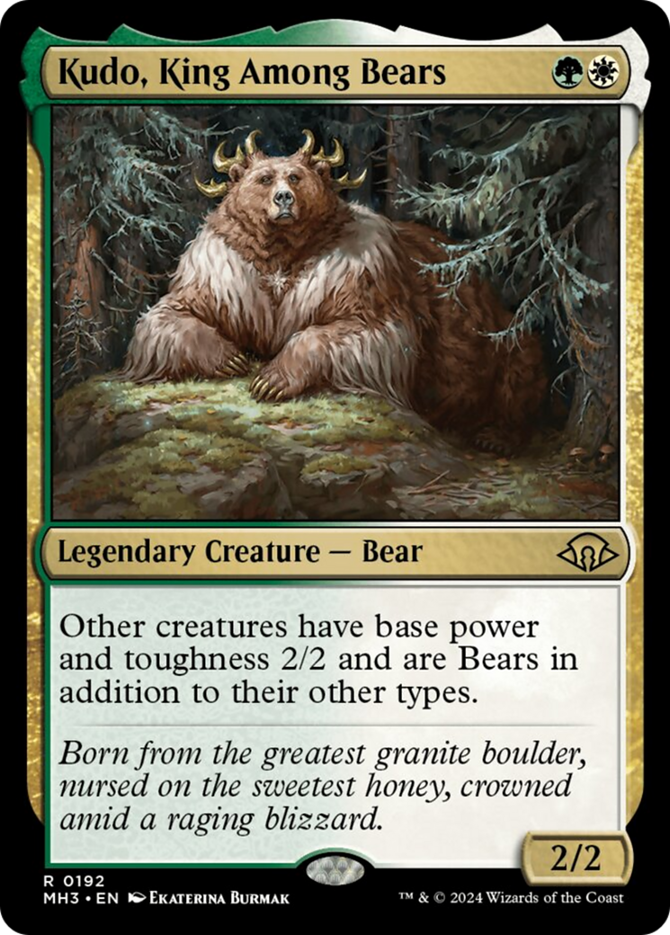 Kudo, King Among Bears [Modern Horizons 3] | Rock City Comics