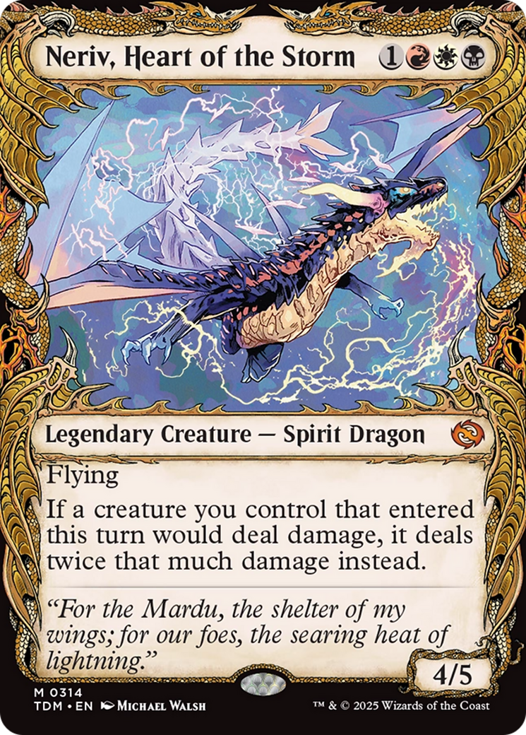 Neriv, Heart of the Storm (Showcase) [Tarkir: Dragonstorm] | Rock City Comics