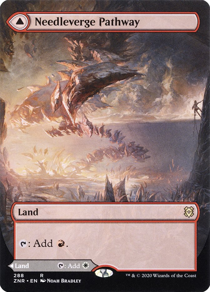 Needleverge Pathway // Pillarverge Pathway (Borderless Alternate Art) [Zendikar Rising] | Rock City Comics