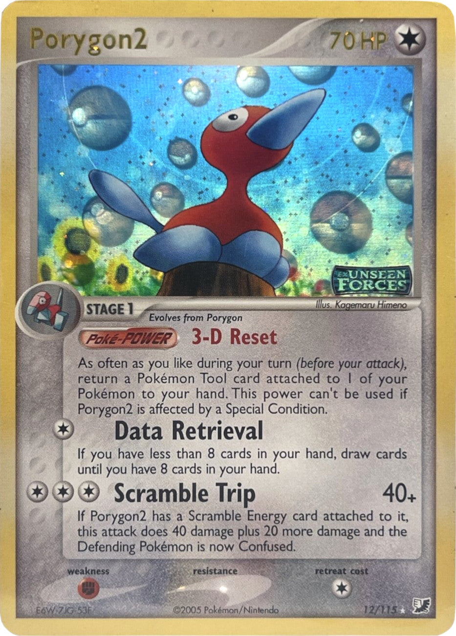 Porygon2 (12/115) (Stamped) [EX: Unseen Forces] | Rock City Comics