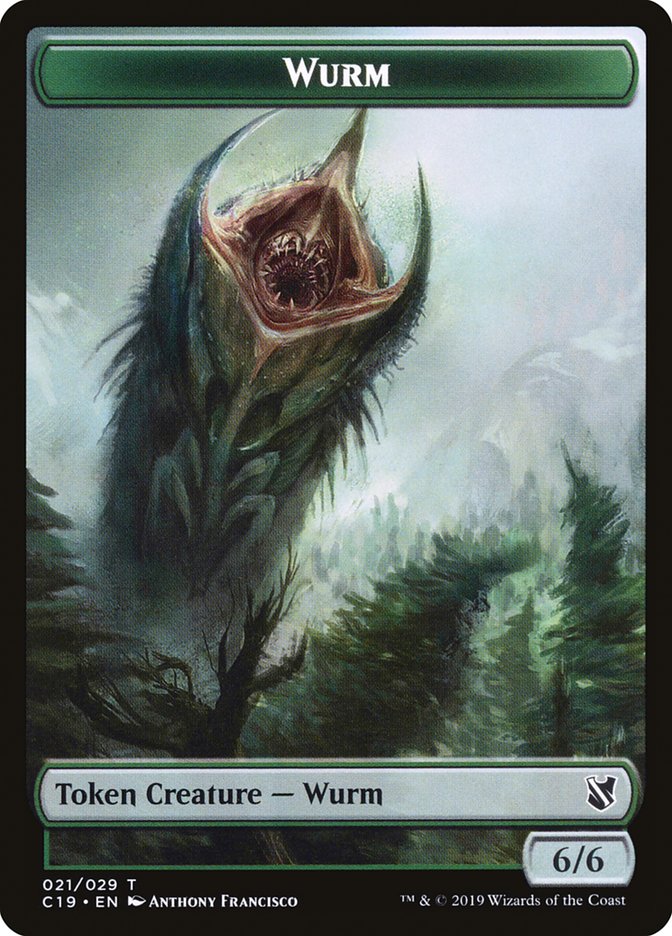 Wurm Token [Commander 2019 Tokens] | Rock City Comics