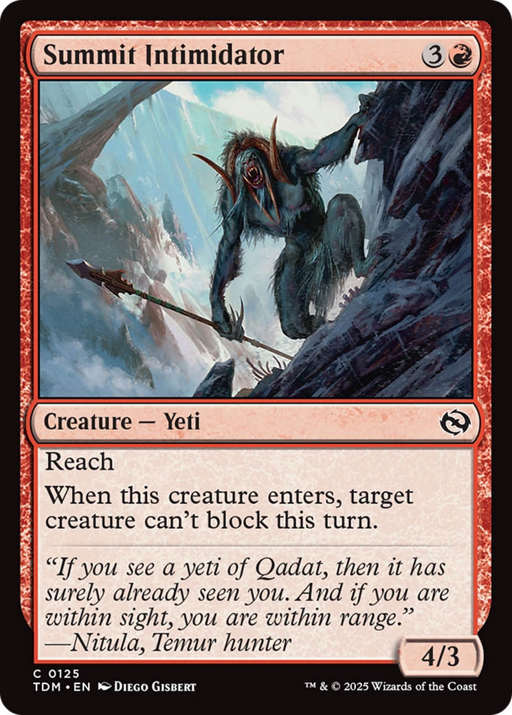 Summit Intimidator [Tarkir: Dragonstorm] | Rock City Comics