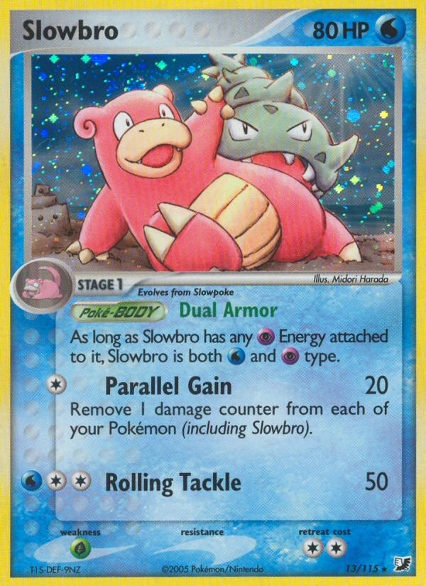 Slowbro (13/115) [EX: Unseen Forces] | Rock City Comics