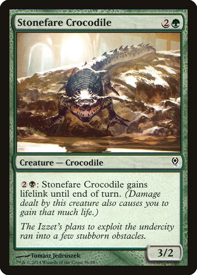 Stonefare Crocodile [Duel Decks: Jace vs. Vraska] | Rock City Comics