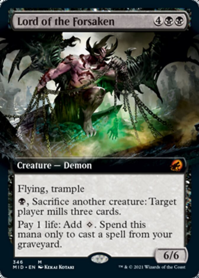 Lord of the Forsaken (Extended Art) [Innistrad: Midnight Hunt] | Rock City Comics